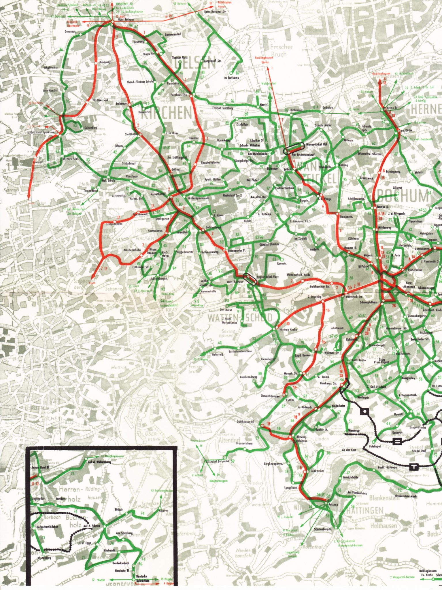 Fahrplan Bogestra 1969-70 – Fotoalbum